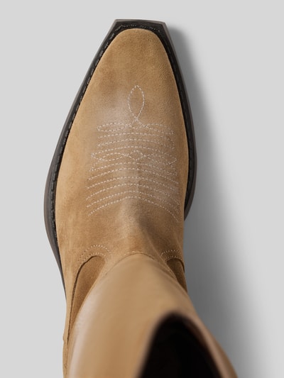 Steve Madden Laarzen met blokhak, model 'Wessel' Taupe - 3