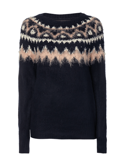 Vero Moda Pullover mit Norweger-Dessin Marine 1