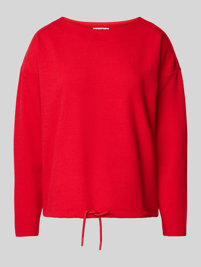 Jake*s Casual Shirt met lange mouwen met oversized schouders Kersenrood - 1