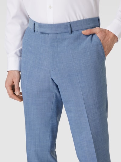 Carl Gross Regular Fit Bundfaltenhose mit Woll-Anteil Modell 'Sendrik' Blau 3