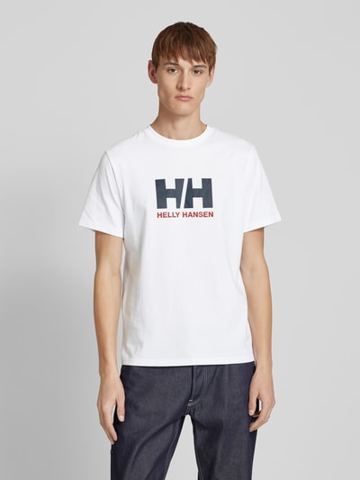 Helly Hansen T-Shirt mit Label-Print Weiss 4