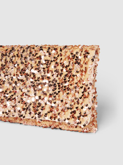 Abro Leder-Clutch mit Strass-Schleife Rose Gold 3