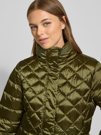 JOOP! Gewatteerde lange jas met ritszakken, model 'CONSTANZE' Donkergroen - 3