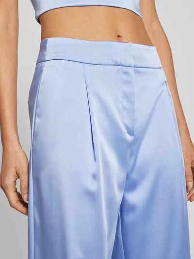 Jake*s Cocktail Wide Leg Bundfaltenhose mit Eingrifftaschen Bleu 3