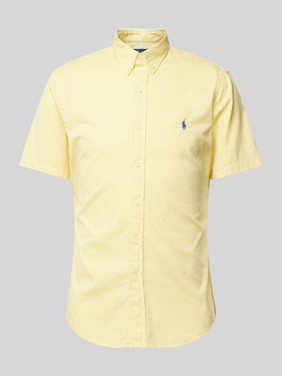 Polo Ralph Lauren Slim fit vrijetijdsoverhemd met halflange mouwen Geel - 2