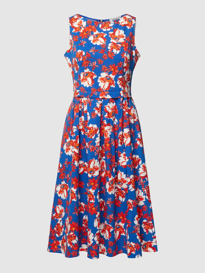 ROBE LÉGÈRE Midi-jurk met all-over bloemenmotief Koningsblauw - 2