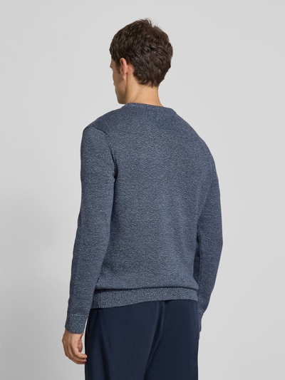 Armedangels Regular Fit Strickpullover aus reiner Baumwolle Modell 'ALVAARIO' Dunkelblau 5