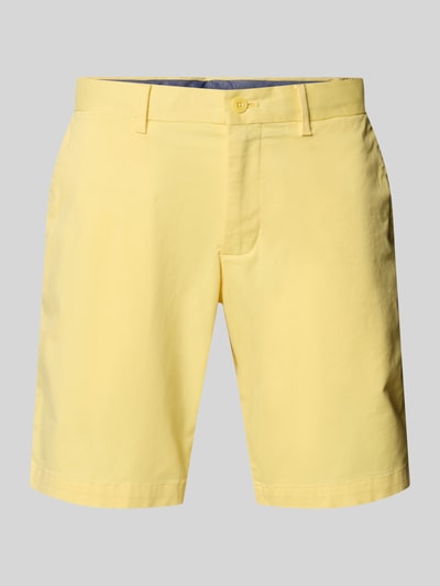 Tommy Hilfiger Slim fit korte chino van een mix van katoen en elastaan Lichtgeel - 2