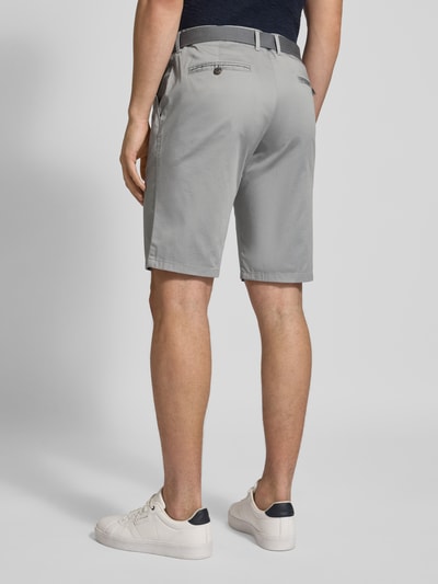 Christian Berg Men Bermudy z wpuszczanymi kieszeniami w stylu francuskim Średnioszary 5