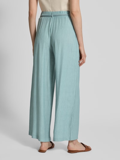 Christian Berg Woman Stoffen broek met zijzakken Aquablauw - 5