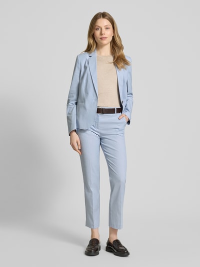 Christian Berg Woman Selection Regular Fit Stoffhose mit Bügelfalten Hellblau 1