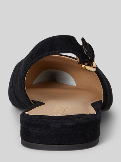 Lauren Ralph Lauren Ballerina aus echtem Veloursleder Black 4