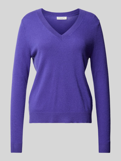 Christian Berg Woman Gebreide pullover met ribboorden Violet - 2