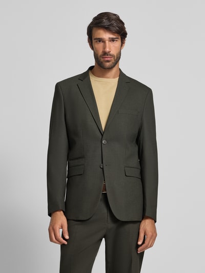 SELECTED HOMME Slim Fit Anzug mit Woll-Anteil Modell 'NEIL' Dunkelgruen 4