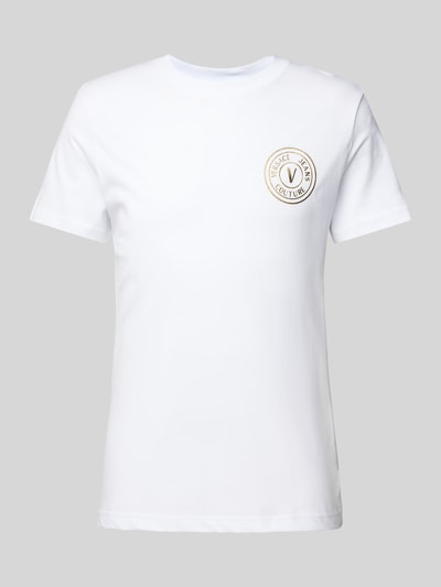 Versace Jeans Couture T-shirt met labelprint Wit - 2