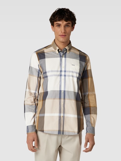 Barbour Tailored Fit Freizeithemd mit Button-Down-Kragen Modell 'HARRIS' Sand 4