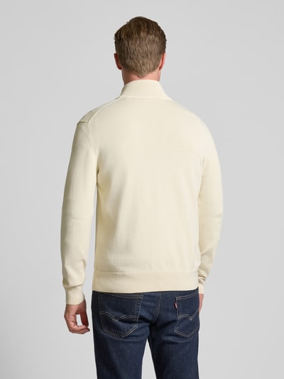 Gant Cardigan mit Zweiwege-Reißverschluss Offwhite 5