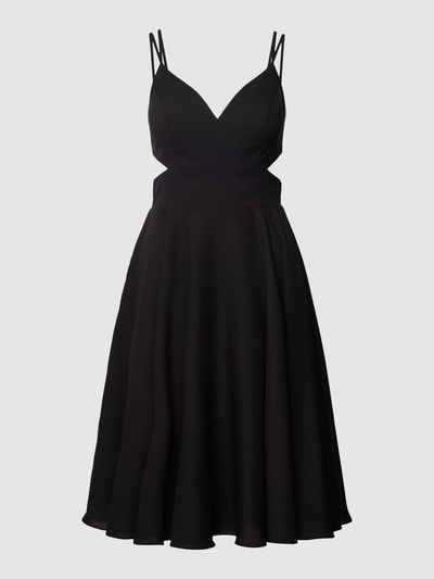 Luxuar Sukienka koktajlowa z wycięciem Czarny 2
