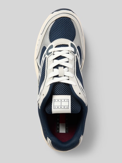 Tommy Jeans Lage sneakers met structuurmix Donkerblauw - 3