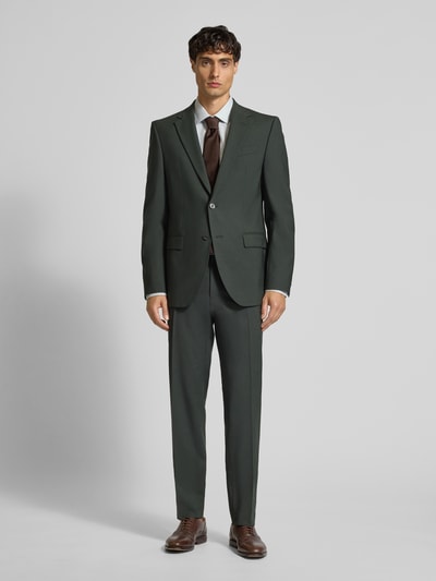 BOSS Regular Fit Anzughose aus Schurwoll-Mix Oliv 1