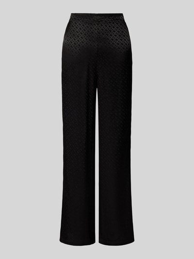 BOSS Straight Leg Pyjama-Hose mit elastischem Bund Black 1