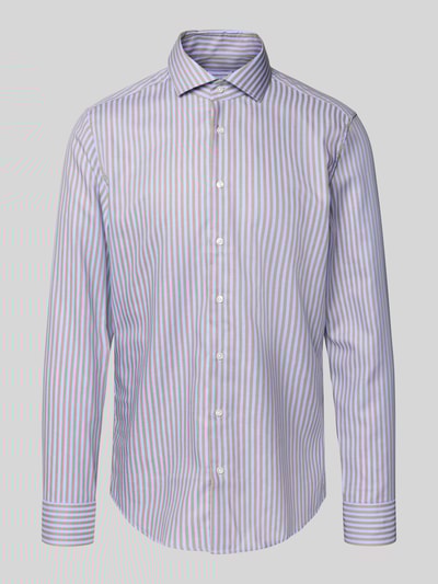 SEIDENSTICKER Slim fit zakelijk overhemd met kentkraag Zand - 2