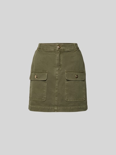 Anine Bing Minirock mit Pattentaschen Khaki 2