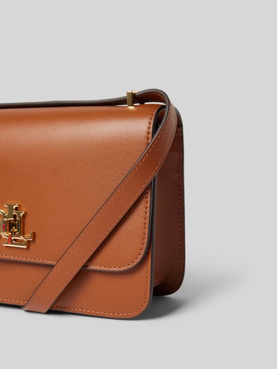 Lauren Ralph Lauren Handtasche mit Label-Applikation Modell 'SOPHEE' Cognac 2