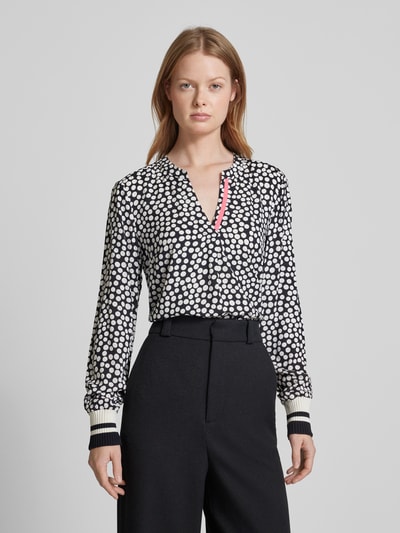 Emily Van den Bergh Regular fit blouse met tuniekkraag  - 4