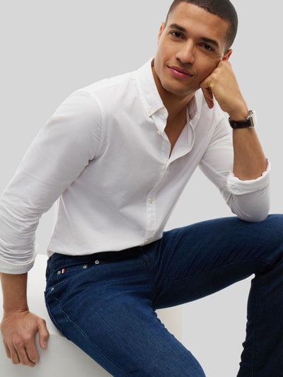 Tommy Hilfiger Regular fit jeans met dark-wash-look Jeansblauw - 6