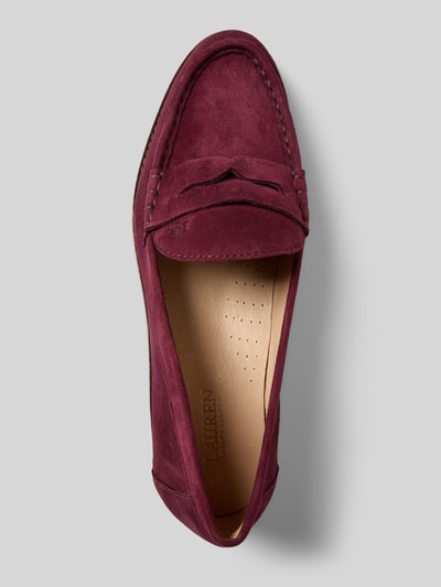 Lauren Ralph Lauren Loafer mit strukturierter Sohle Modell 'WYNNIE' Bordeaux 3