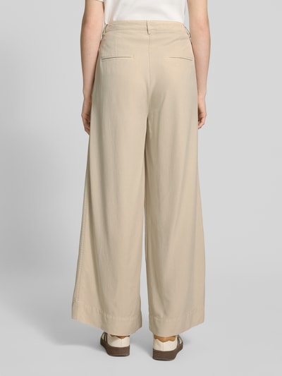 Cambio Stoffhose mit französischen Eingrifftaschen Modell 'ADELINE' Sand 5