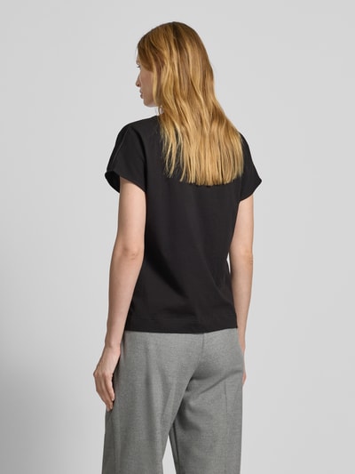 Zero T-Shirt mit Ziersteinbesatz Black 5