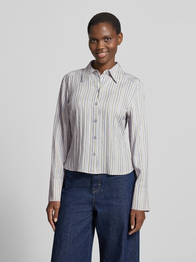 Jake*s Studio Woman Regular Fit Bluse aus Viskose-Mix Sky 4