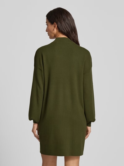 Vero Moda Loose fit gebreide jurk van viscosemix, model 'NANCY' Donkergroen - 5