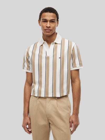 Tommy Hilfiger Relaxed Fit Poloshirt aus reiner Baumwolle Beige 4