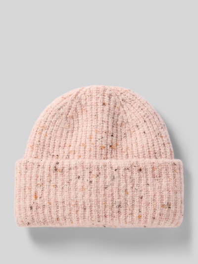 OPUS Beanie mit Woll-Anteil Modell 'Aderi' Hellrosa 1