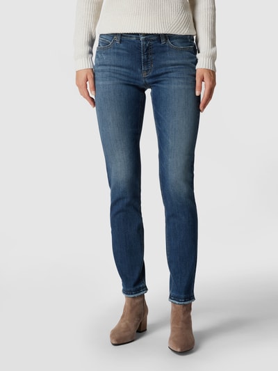 Cambio Jeans mit Ziersteinbesatz Modell 'Paris' Blau 4