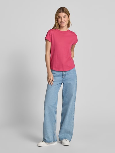 Marc O'Polo Regular Fit T-Shirt aus reiner Baumwolle Pink 1