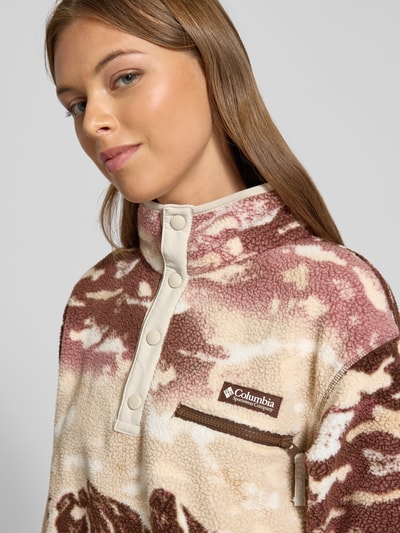 COLUMBIA Kurtka Sherpa z naszywką z logo model ‘Helvetia™’ Beżowy 3