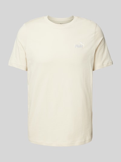 PUMA PERFORMANCE T-Shirt mit Label-Print Offwhite 1