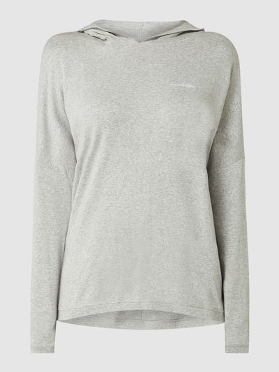 Calvin Klein Underwear Oversized Hoodie in Melange-Optik  Hellgrau 2