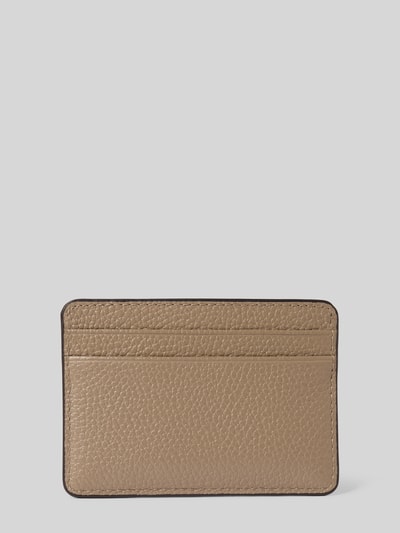 MICHAEL Michael Kors Kartenetui mit Label-Applikation Modell 'JET SET' Taupe 2