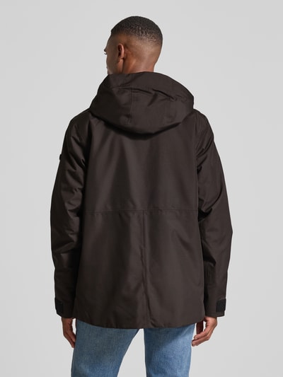 Didriksons Jack met labeldetail, model 'ADAM' Zwart - 5