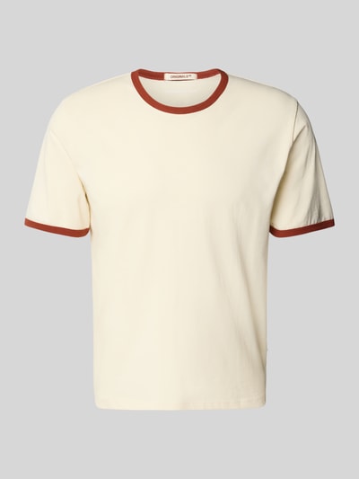 Jack & Jones T-shirt z okrągłym dekoltem model ‘FORMENTERA’ Złamany biały 2