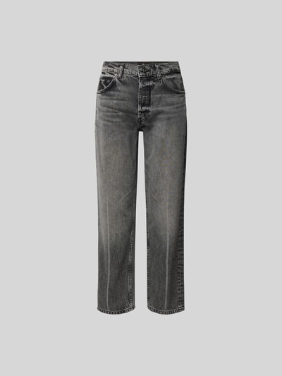 Anine Bing Regular Fit Jeans im Used-Look Dunkelgrau 2