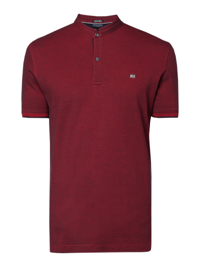 Christian Berg Men Poloshirt aus Supima-Baumwolle mit Stehkragen Rot 2