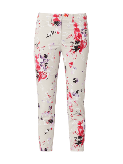 Gerry Weber Edition 7/8-Hose mit floralem Muster Beige 2