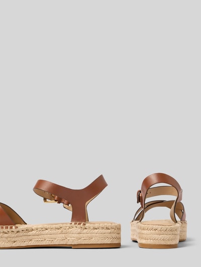 Lauren Ralph Lauren Sandalen aus reinem Leder Modell 'EMERYN ESPDR' Cognac 2