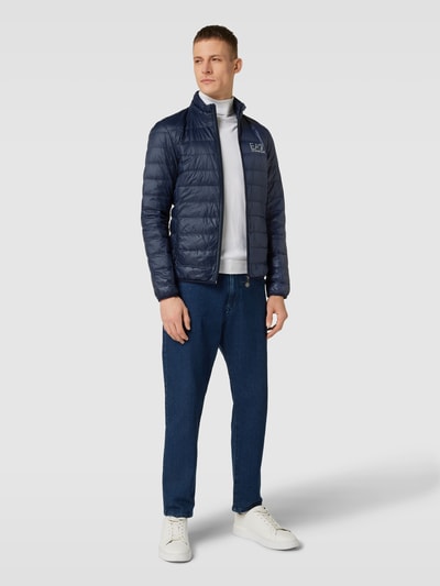 EA7 Emporio Armani Daunenjacke in Stepp-Optik Dunkelblau 1